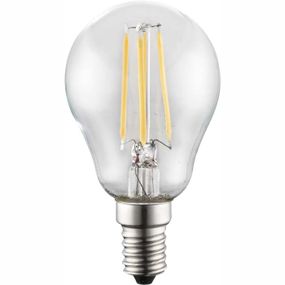 LED žiarovka Led bulb 10585 (nikel + priehľadná)