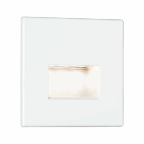 PAULMANN LED vestavné svítidlo do zdi Edge Quadro hranaté 80x5mm 1,2W 230V 2700K bílá mat