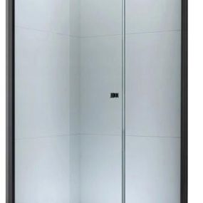 MEXEN/S - PRETORIA sprchovací kút 70x90 cm, transparent, čierna 852-070-090-70-00