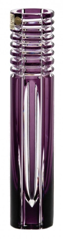 Krištáľová váza Nora, farba fialová, výška 255 mm