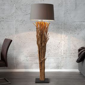 Estila Dizajnová luxusná stojaca lampa Euphoria 175cm hnedá