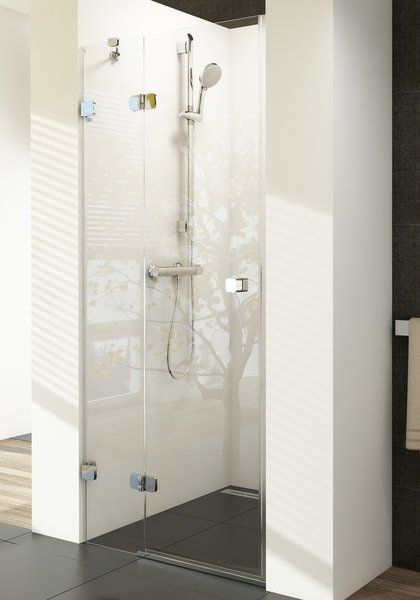 Ravak Brilliant sprchové dvere BSD2-90 L chróm / transparent ľavé