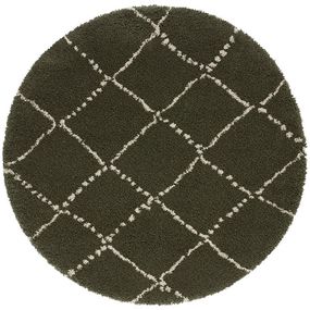 Mint Rugs - Hanse Home koberce Kusový koberec Allure 104404 Olive / Green - 160x160 (priemer) kruh cm