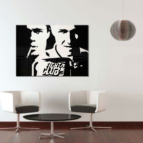 Ručne maľovaný POP Art obraz Fight Club