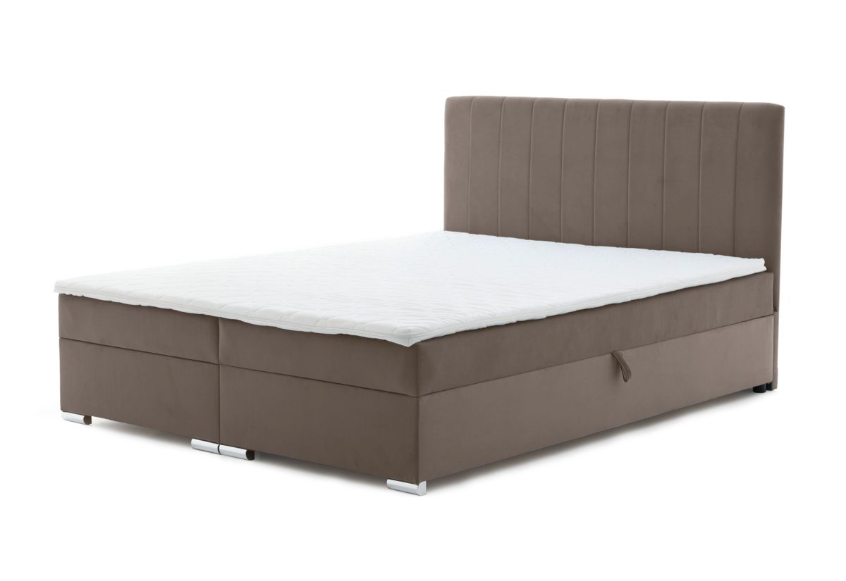 Expedo Čalúnená posteľ boxspring WILDE + topper, 180x200, trinity 06