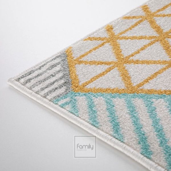 DomTextilu Pestrofarebný koberec s geometrickými vzormi 46726-217789