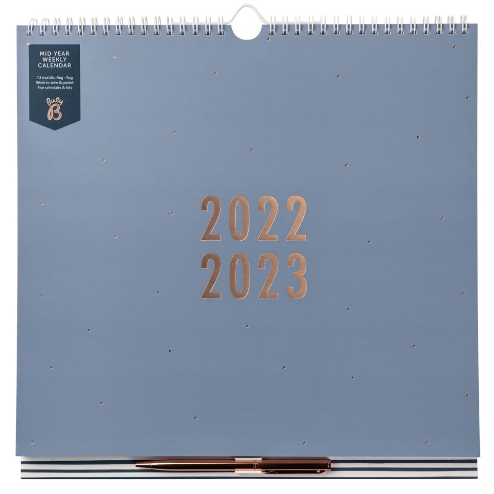 Busy B Nástenný kalendár Periwinkle 2022/23