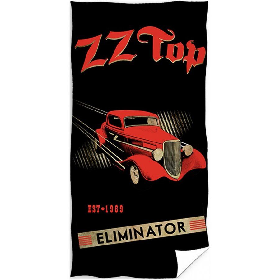 Carbotex · Bavlnená osuška ZZ Top - motív Eliminator - 100% bavlna, froté s gramážou 320 gr./m2 - 70 x 140 cm