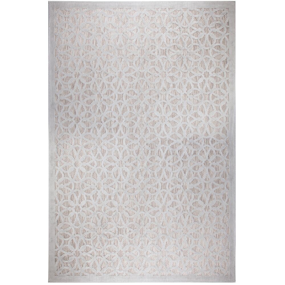 Flair Rugs koberce Kusový koberec Piatto Argento Silver – na von aj na doma - 66x230 cm