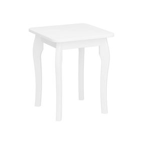 Odkladací stolík BAROQUE 45,6x39 cm biela