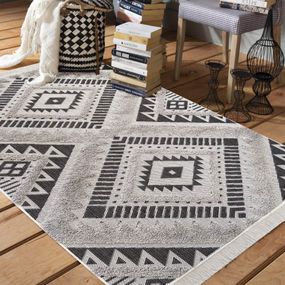 DomTextilu Originálny sivý koberec v škandinávskom štýle 45291-214056