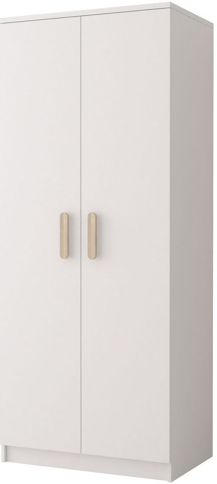 Fabryka Mebli Idzczak Jonas I White 2D 06 80 cm so závesnými dverami úchytky sonoma