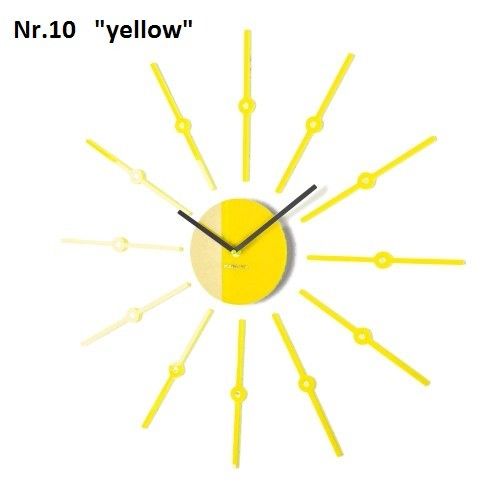 DomTextilu Nalepovacie hodiny v tvare slnka 8705-241630