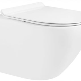 MEXEN/S - Lena Závesná WC misa vrátane sedátka s slow-slim, duroplast, biela 30224000