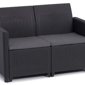 Rojaplast CLAIRE 2 SEATERS SOFA  - grafit