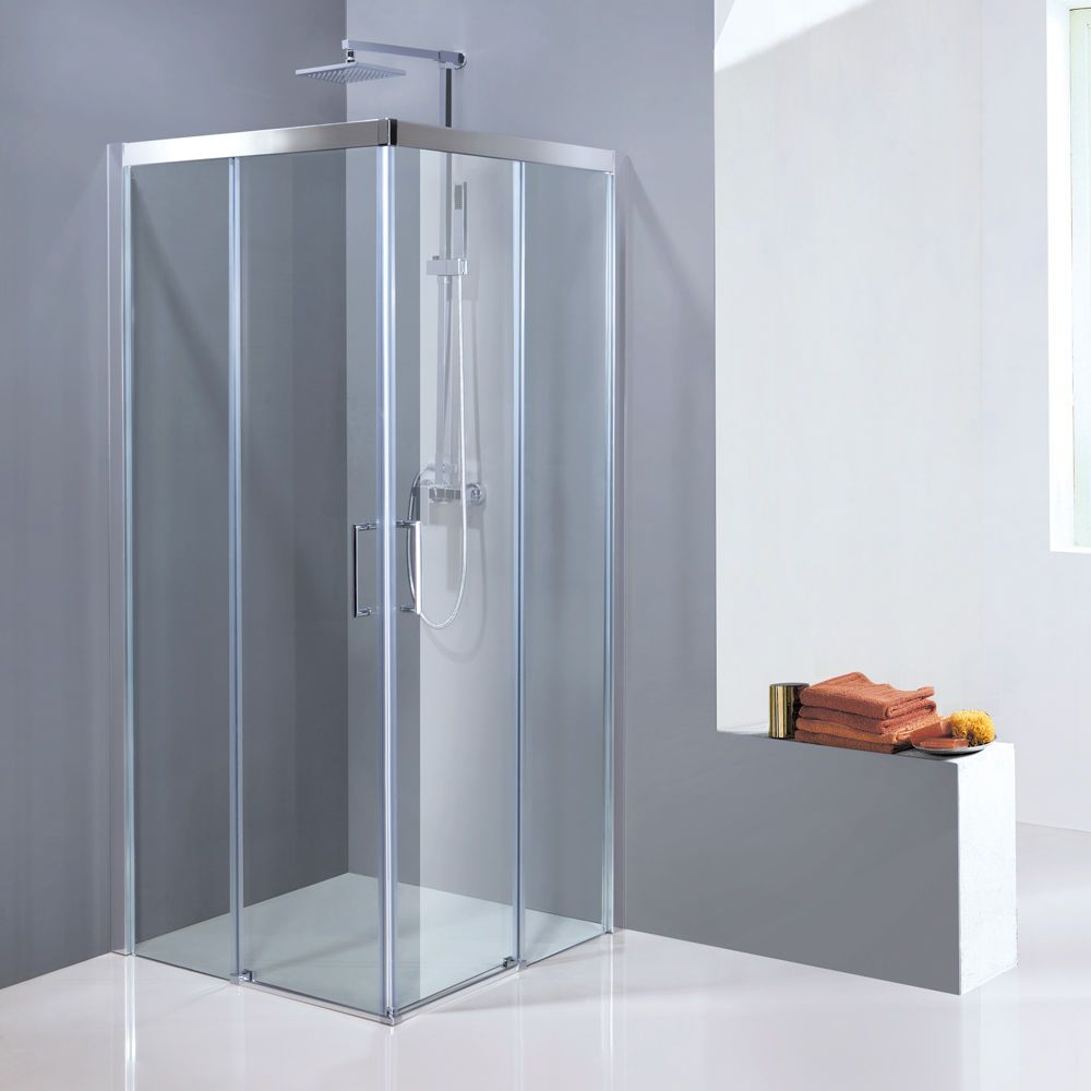 Aquatek - DYNAMIC A4 štvorcový sprchový kút 90 x 90, sklo grapé