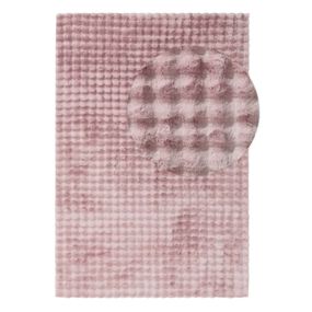 Ružový umývateľný koberec 120x170 cm Bubble Pink – Mila Home