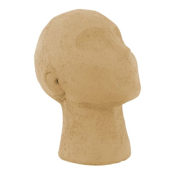 Pieskovohnedá dekoratívna soška PT LIVING Face Art, výška 22,8 cm