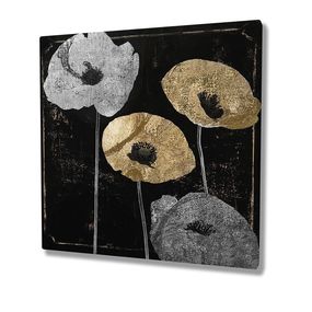 Obraz na plátne Poppies II KC141 45x45 cm