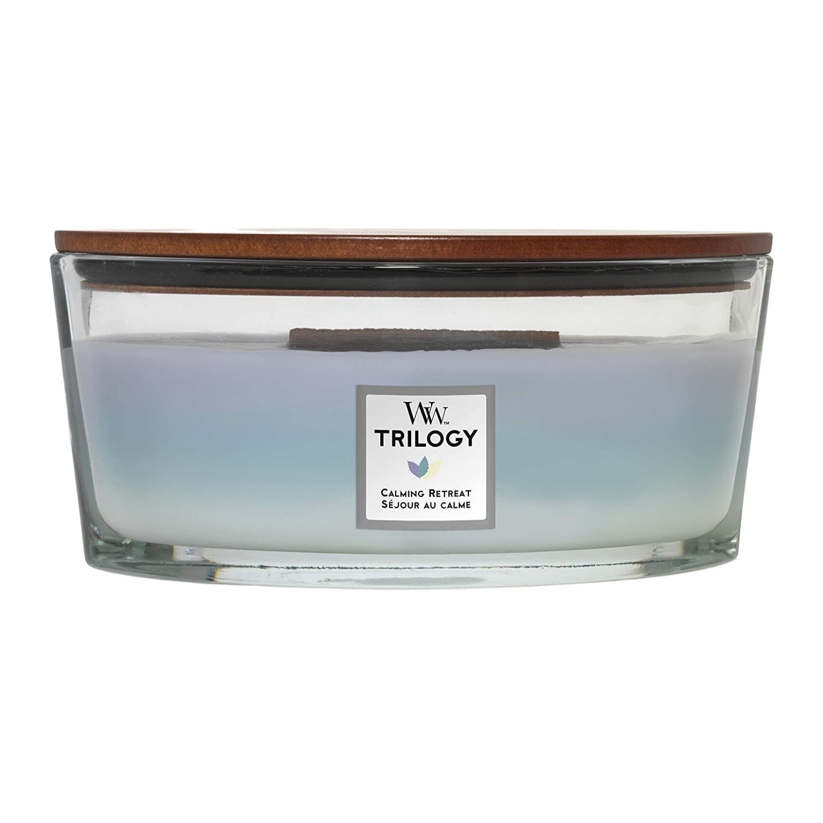 WoodWick Vonná sviečka WoodWick Trilogy - Calming Retreat 454 g