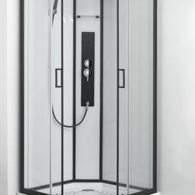 Sanotechnik - SKY 2 - Sprchovací kút štvorcový s hydromasážou 90x90x225 cm CL74