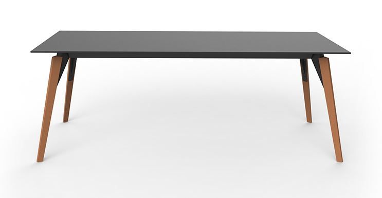 VONDOM - Stôl FAZ WOOD 200x90, 200x100 cm