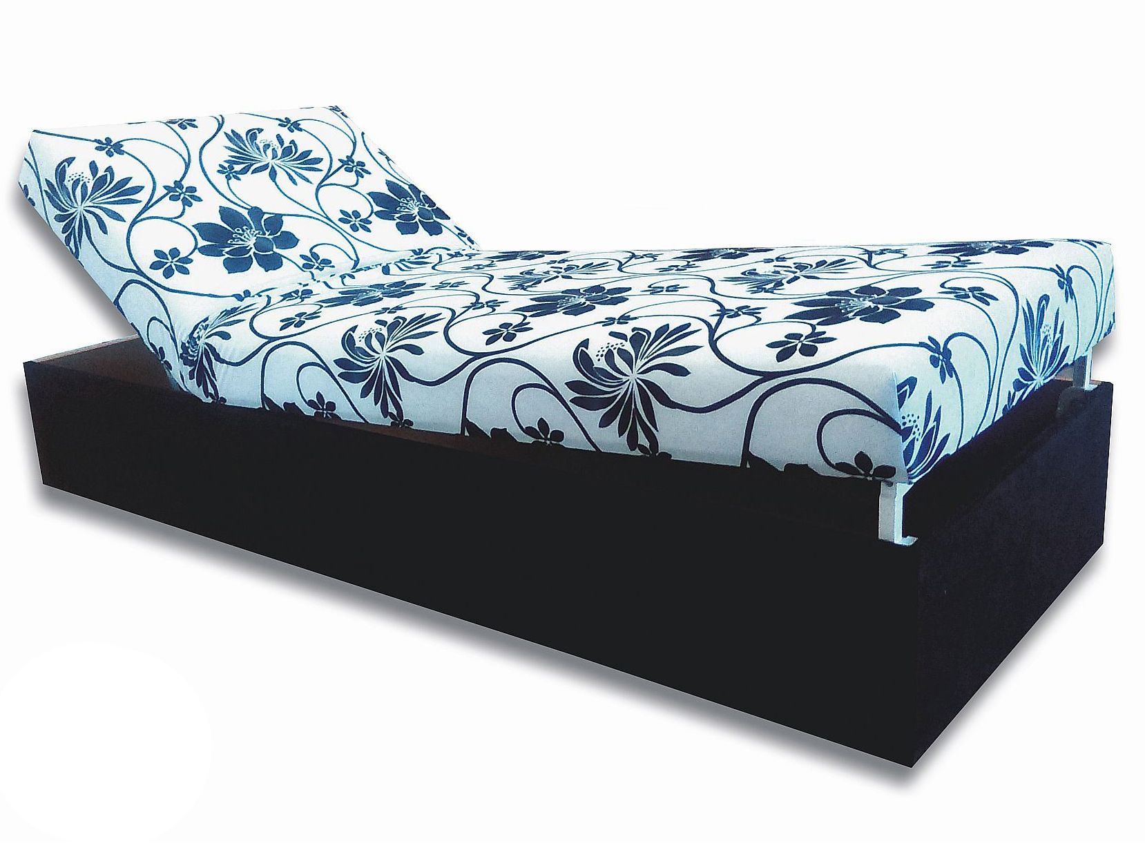 Jednolôžková posteľ (váľanda) 90 cm Darina (Čierna 39 + Stela)