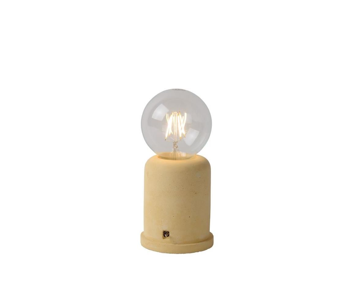 Lucide 34529/01/34 - Stolná lampa MABLE 1xE27/60W/230V žltá