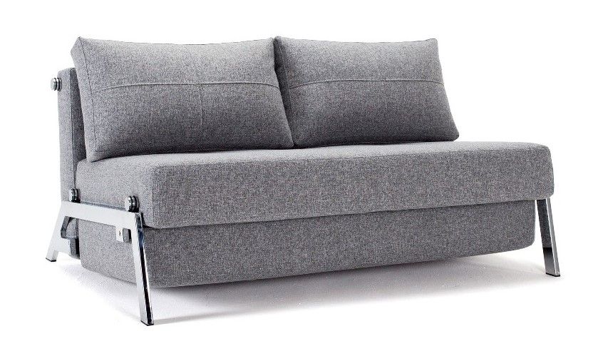 INNOVATION - Rozkladacia pohovka CUBED CHROME SOFA 160-200