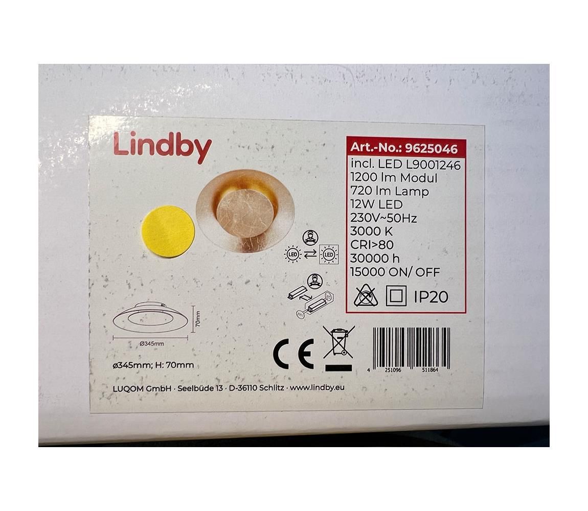 Lindby - LED Stropné svietidlo KETI LED/12W/230V