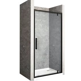 Sprchové dvere MAXMAX Rea RAPID swing 90 cm - čierne