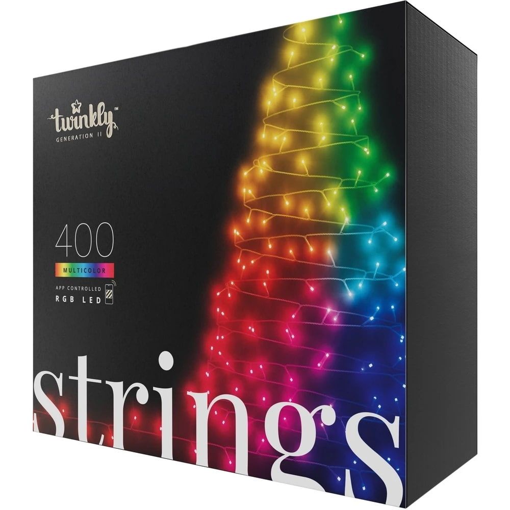 Twinkly Inteligentná LED svetelná reťaz Twinkly Strings Multicolor - 400 žiaroviek