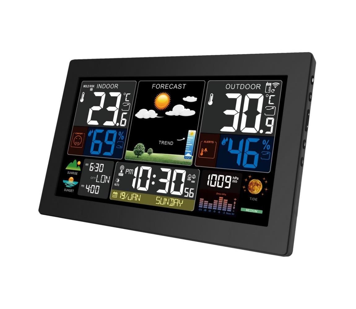 Solight TE81XL -Meteostanica s farebným LCD displejom 2xAA/5V