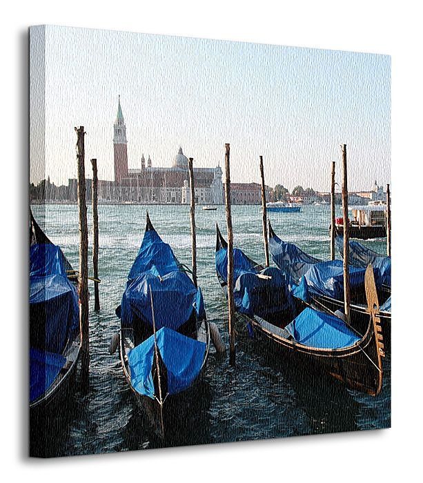 Wenecja, gondole - Obraz na płótnie CKS0203