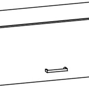 Horná kuchynská skrinka nad digestor Eliza EZ9 G60