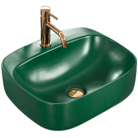 REA - Umývadlo LUIZA 50 zelená matná