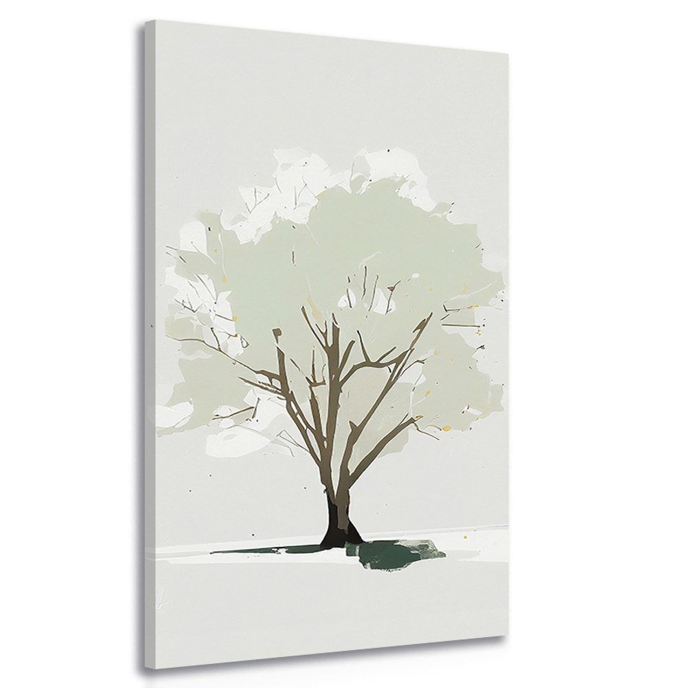 Obraz strom v minimalistickom duchu - 60x120