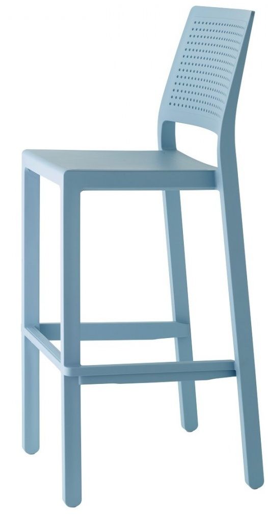 SCAB - Vysoká barová stolička EMI - modrá