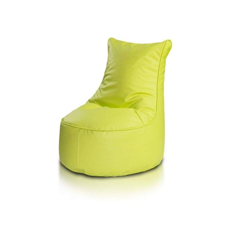 EF1016 Ecopuf Detský MINI sedací vak ECOPUF - SEAT S - ekokoža E16 - Svetlo zelená