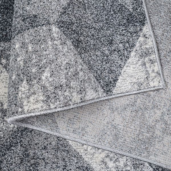 DomTextilu Sivý koberec s moderným vzorom 26829-154940