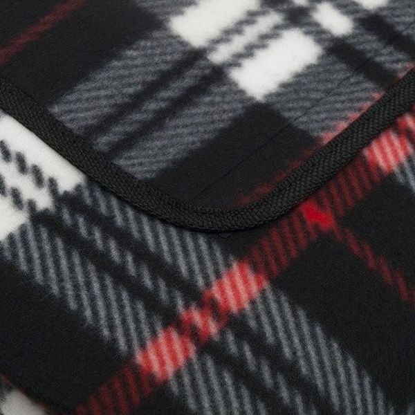 Károvaná pikniková deka v čiernej farbe  200  x  220    Čierna 14099-41248 Čierna 