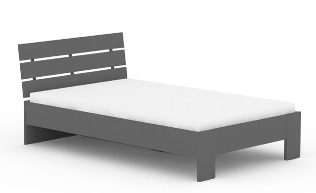 Študentská posteľ rea nasťa 120x200cm - graphite