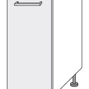 ArtExt Kuchynská linka Quantum Kuchyňa: Spodná skrinka D1D/30 / (ŠxVxH) 30 x 82 x 50 cm