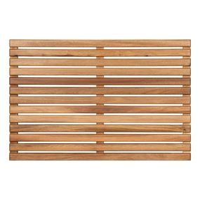 Drevená kúpeľňová predložka v prírodnej farbe 40x60 cm Acacia – Wenko