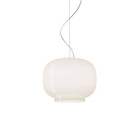 Foscarini Chouchin Bianco 1 MyLight závesné LED, Kuchyňa, fúkané sklo, E27, 21W, K: 31cm