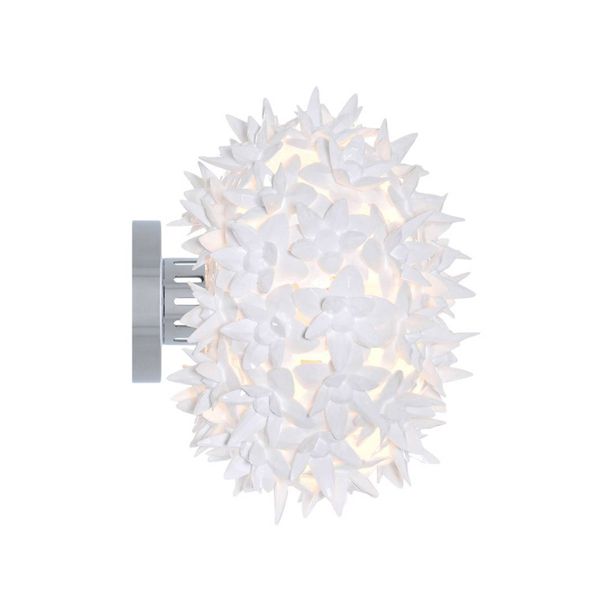 Kartell Bloom CW2 stropné LED svietidlo G9, biela, Obývacia izba / jedáleň, termoplastický technopolymér, G9, 3.5W, K: 22cm