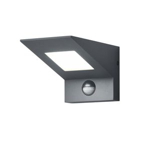 Trio Lighting Vonkajšie nástenné LED Nelson, so snímačom, odliatok hliníkovej zliatiny, plast, 8W, L: 9.9 cm, K: 10.2cm