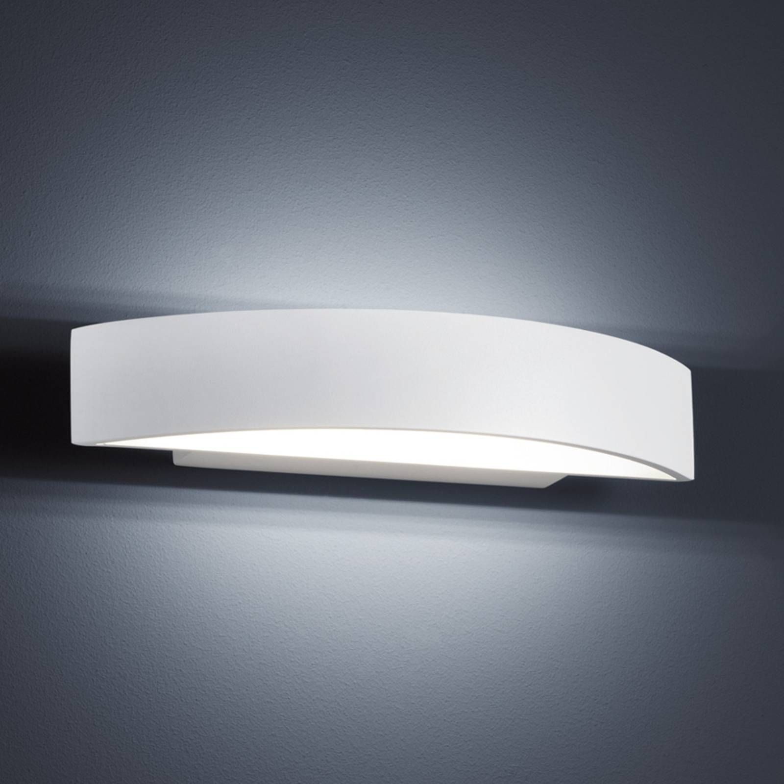 Helestra Yona – nástenné LED svetlo, biele 27, 5 cm, Chodba, Kov, 12W, L: 27.5 cm, K: 5cm