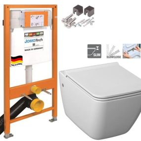 JOMOTech modul pre závesné WC bez sedátka + WC JIKA PURE + SEDADLO SLOWCLOSE duraplast 174-91100700-00 PU2