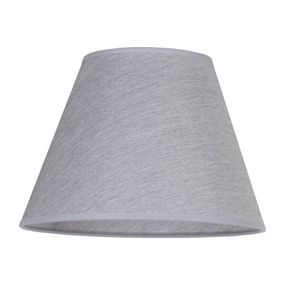 Euluna Tienidlo na lampu Mini Romance stojacia lampa sivá, bavlna, polyester, E27, K: 20cm